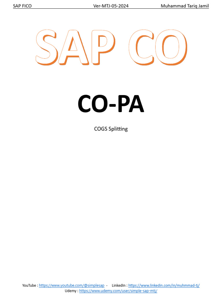 Udemy SAP FICO Course Overview | PDF | Social Networking Service ...