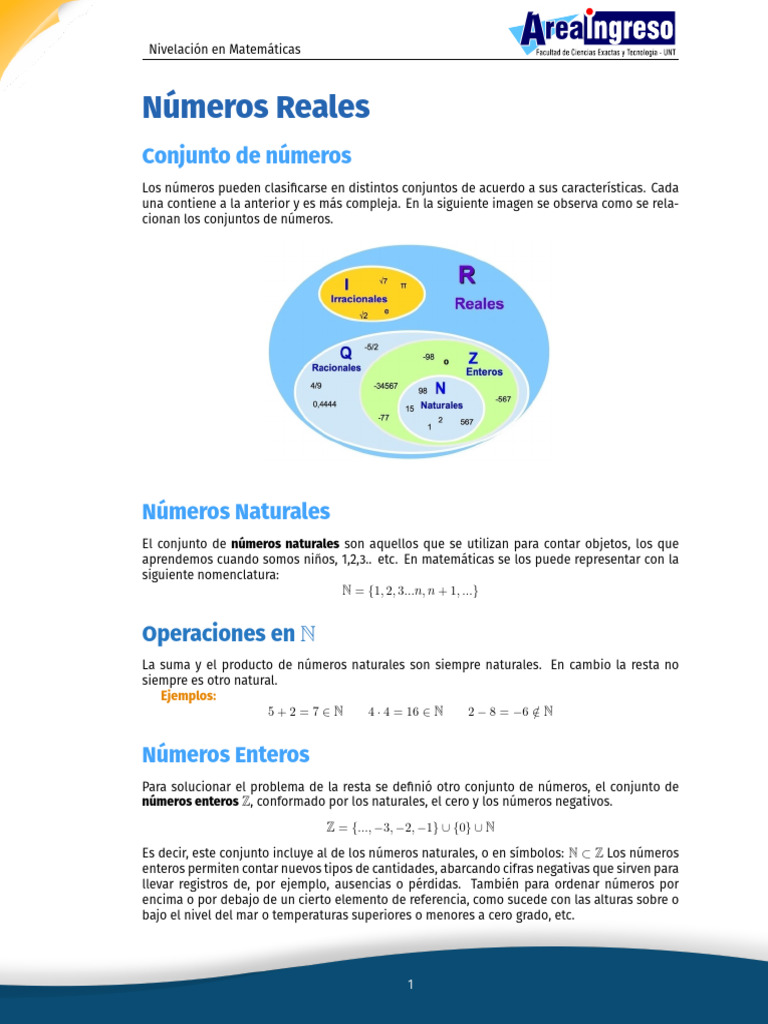Introducción a Números Reales | PDF | Raíz cuadrada | Número racional