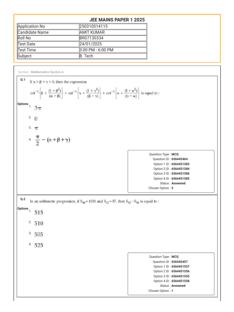 amit | PDF | Multiple Choice | Career And Technical Education
