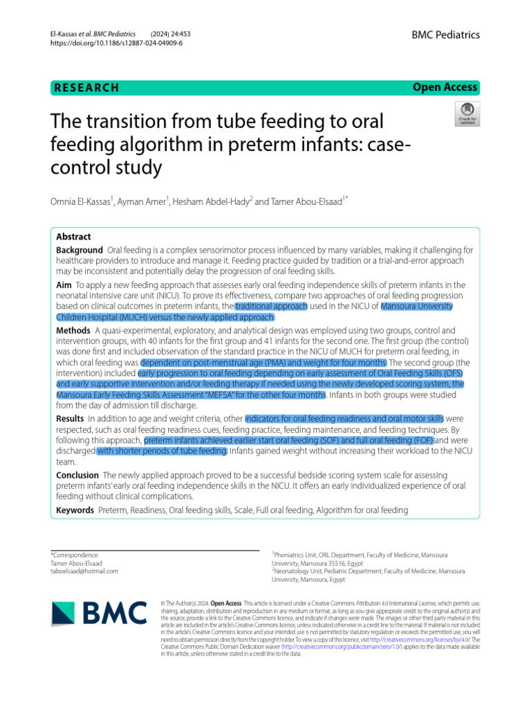 2024 Article 4909 | PDF | Preterm Birth | Neonatal Intensive Care Unit