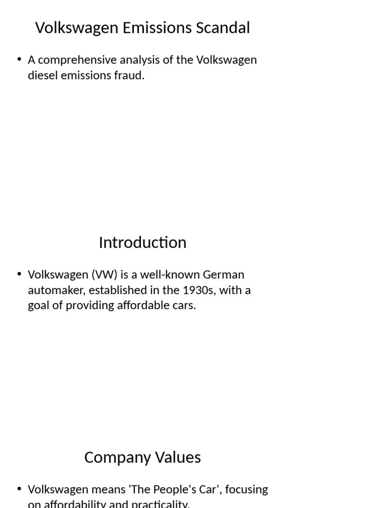 Volkswagen Emissions Fraud Analysis | PDF | Volkswagen | Vehicles