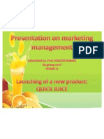 Final Marketing Presentation