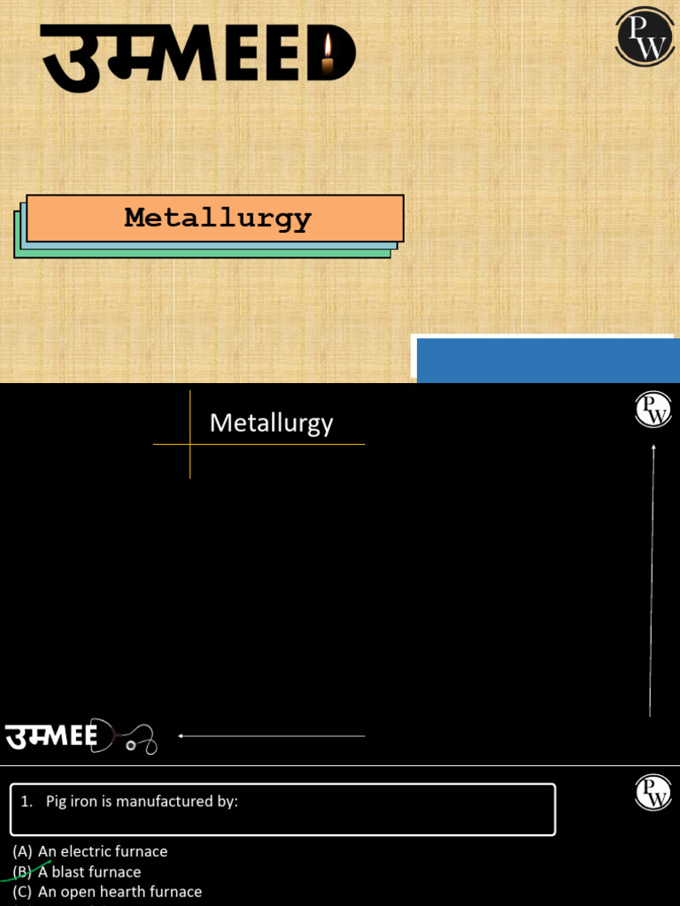 Metallurgy Practice Sheet Solution61081c58ccb49d0011e1ed2c | PDF | Iron ...