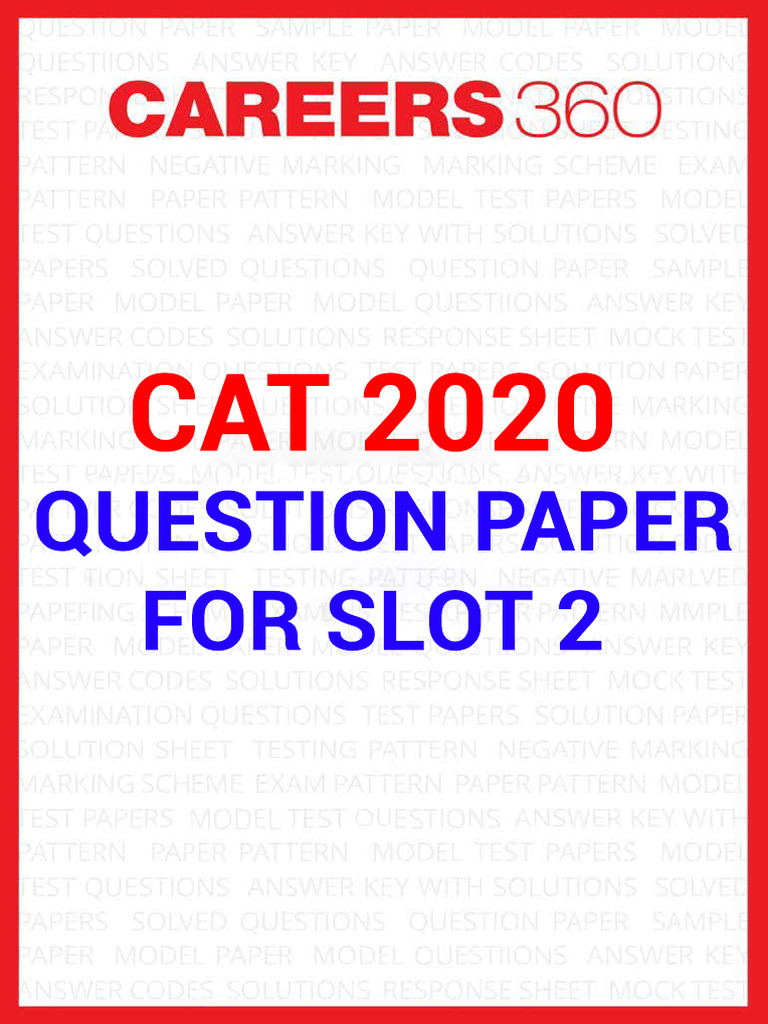 2020 Question Paper For Slot 2 | PDF | Renewable Energy | Energy ...