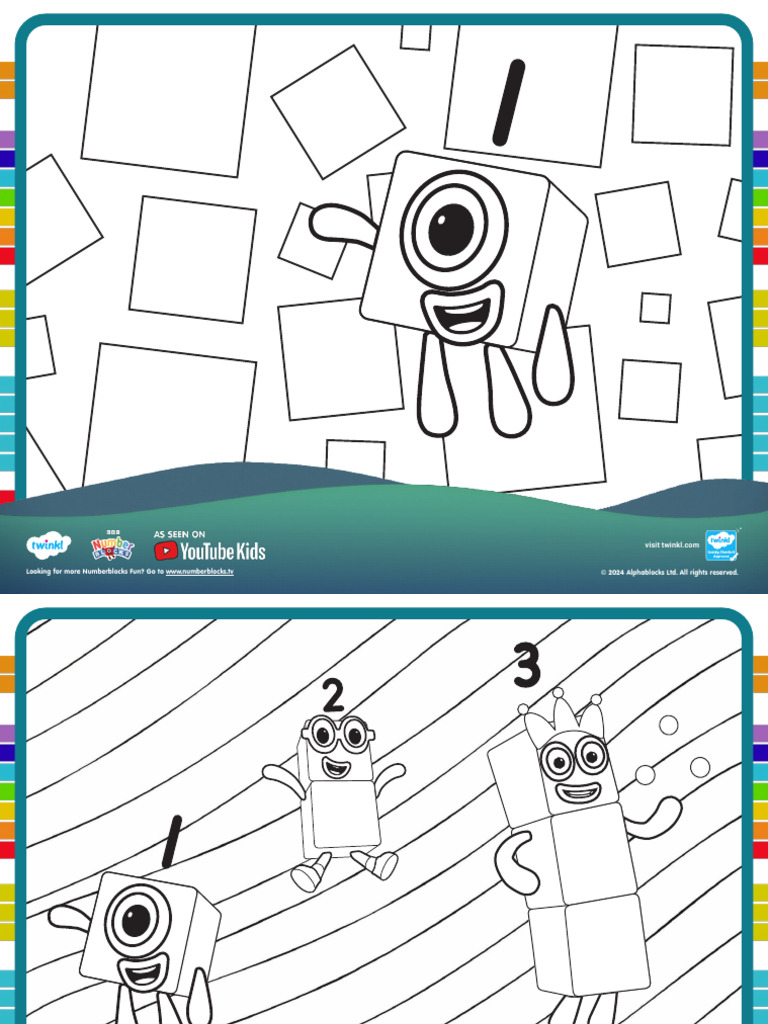 Numberblocks Drawings | PDF