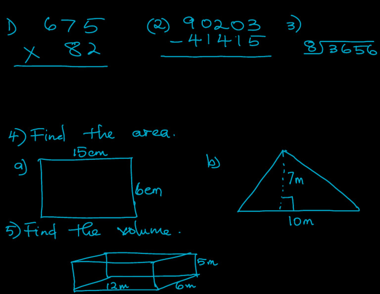 Grade 7c homework | PDF