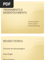 treinamento e desenvolvimento