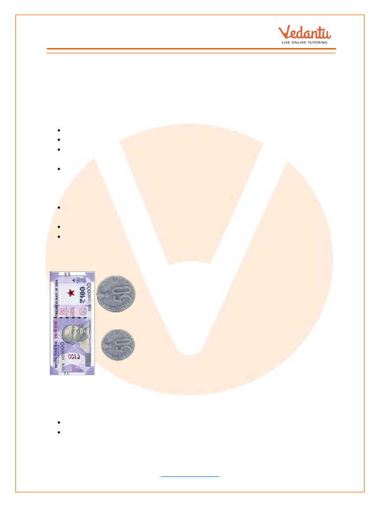 Class 3 Math: Rupees and Paise Guide | PDF | Rupee | Currency