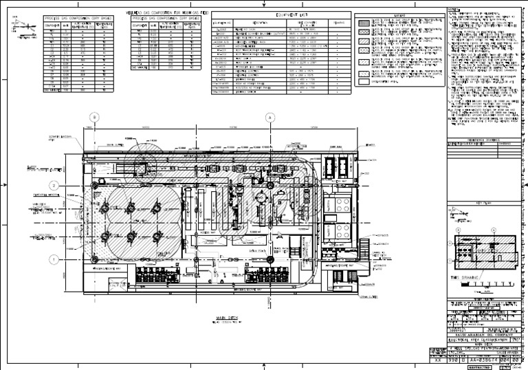 Electrical Area Classification Drawing | PDF | Valve | Gases