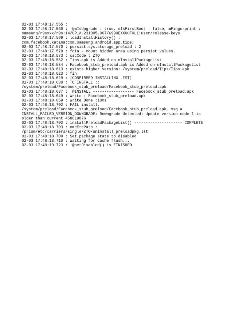 Install Failed: Version Downgrade TBM 2.0 | PDF