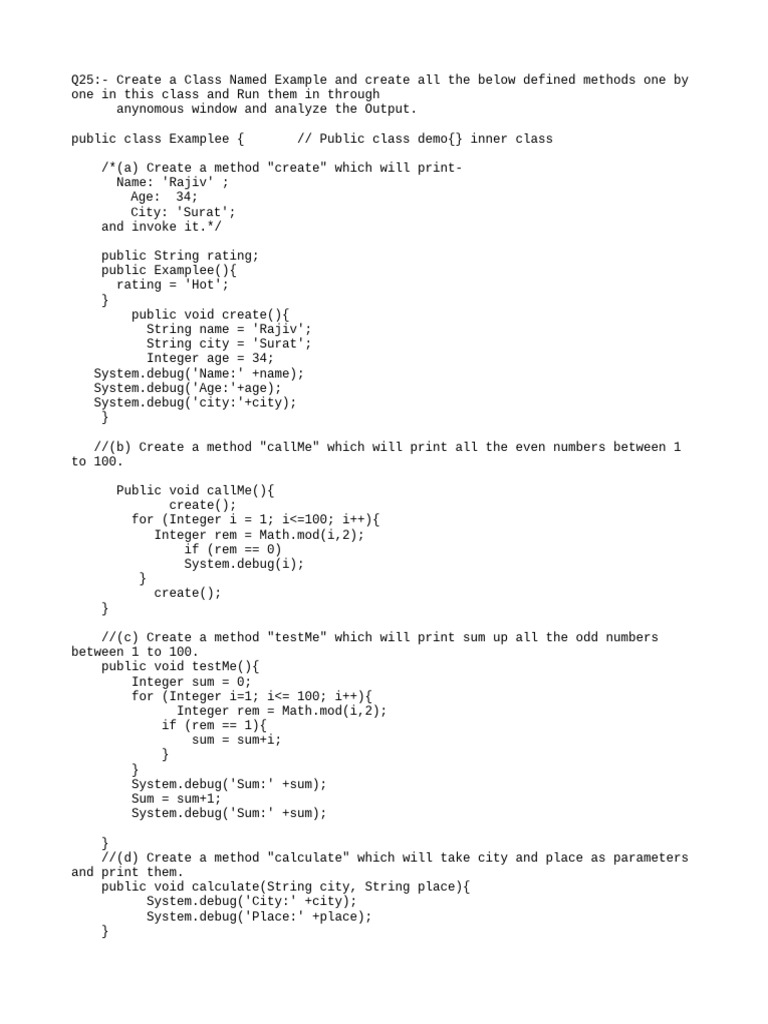 My Handwritten Questions To Practtice Coding | PDF | Integer (Computer ...