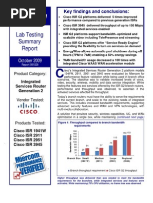 Cisco Router Per Miercom Report Wireless Lan Cisco Systems