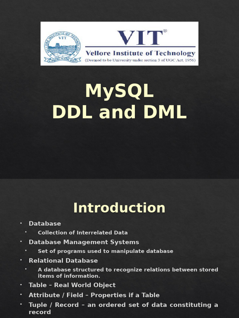 DDL DML and Constraints | PDF | Relational Database | Databases