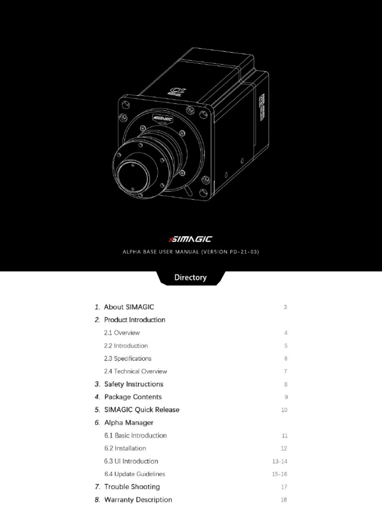 Alpha Base User Manual EN | PDF