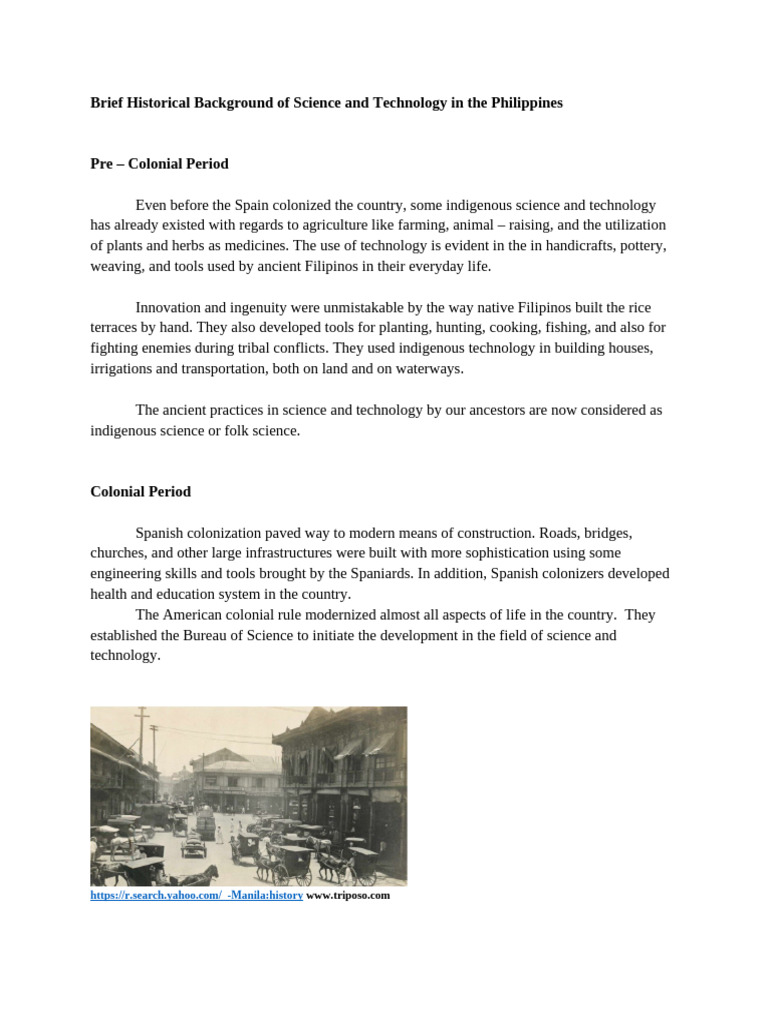 History of Science and Technology in the Philippines | PDF | Benigno ...