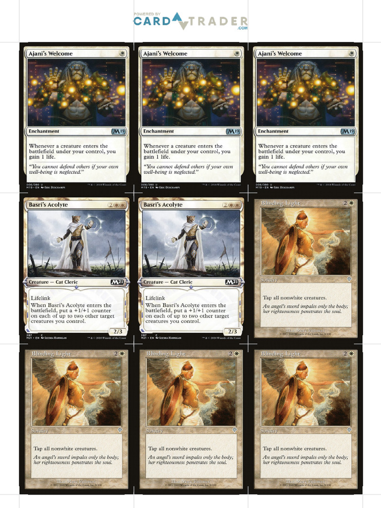 Magic: The Gathering Card List | PDF