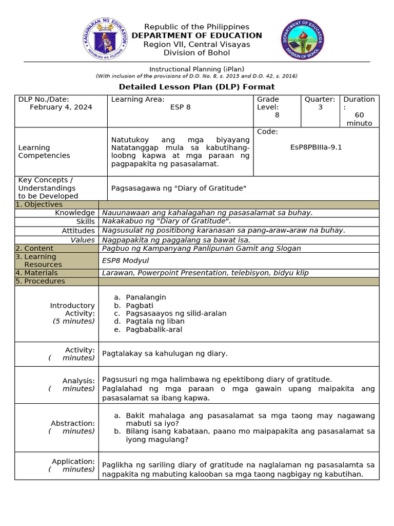 Lesson Plan 2 | PDF