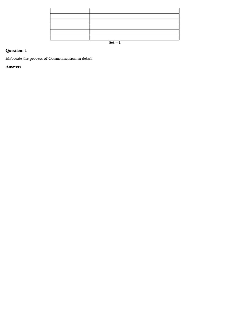 COMMUNICATION SKILLS | PDF | Communication | Nonverbal Communication