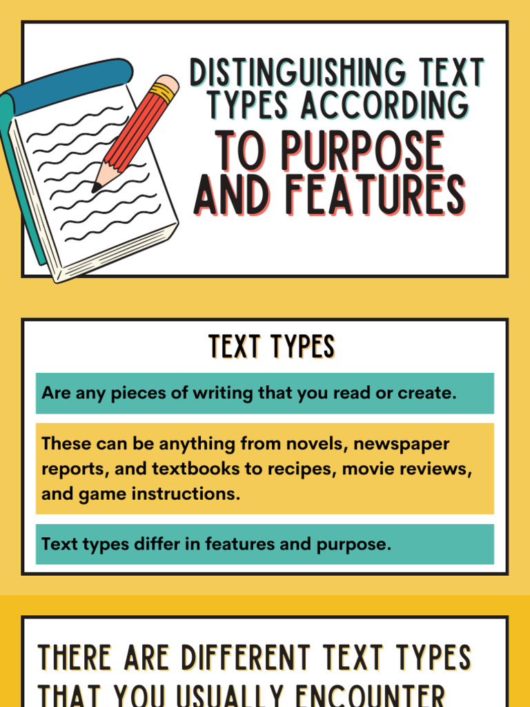 Understanding Common Text Types | PDF