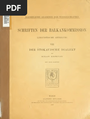milan resetar stokavski dijalekt pdf
