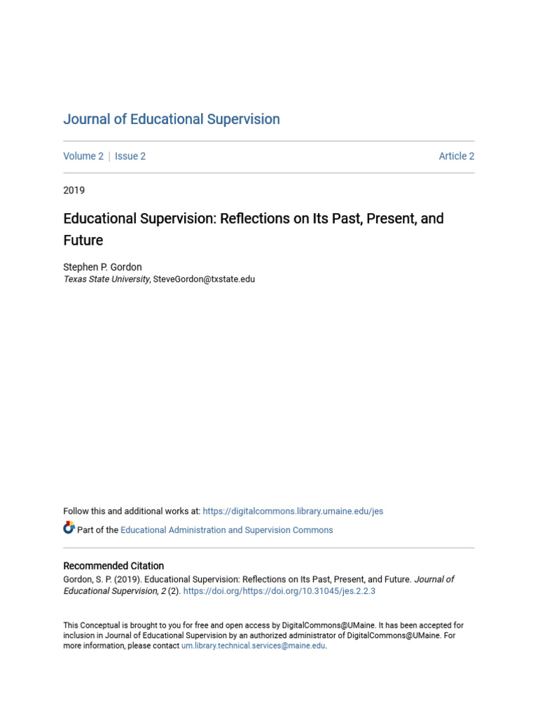 Educational Supervision Insights | PDF | Teachers | Pedagogy