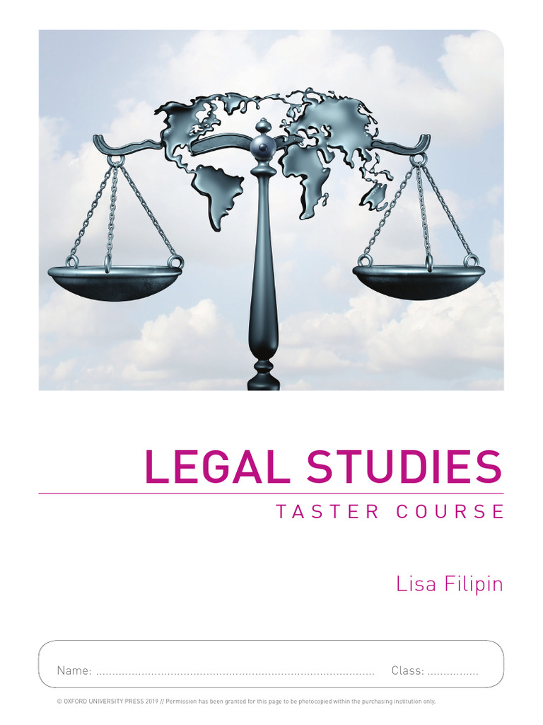 Legal Studies - Transition Textbook (Taster Course) | PDF | Negligence ...