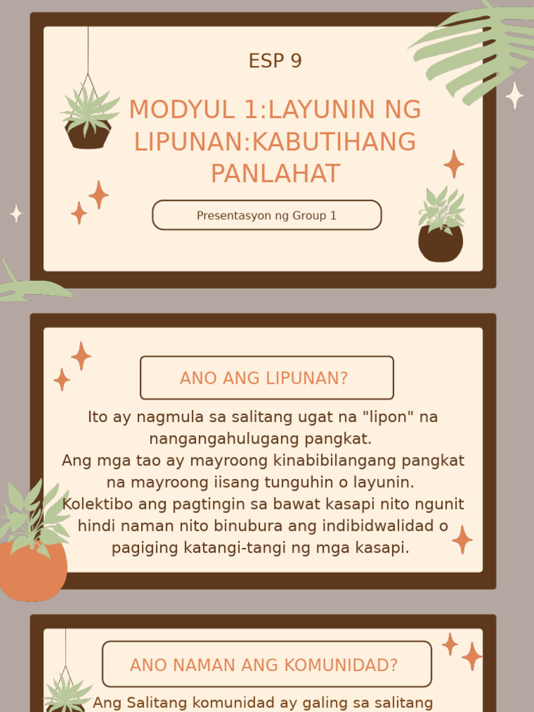 Layunin NG Lipunan - Kabutihang Panlahat (Presentation) | PDF