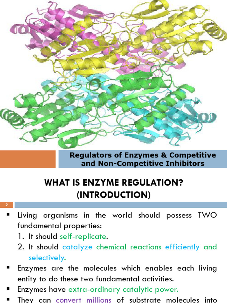 Enzyme Regulation: Inhibitors Explained | PDF | Enzyme | Enzyme Inhibitor