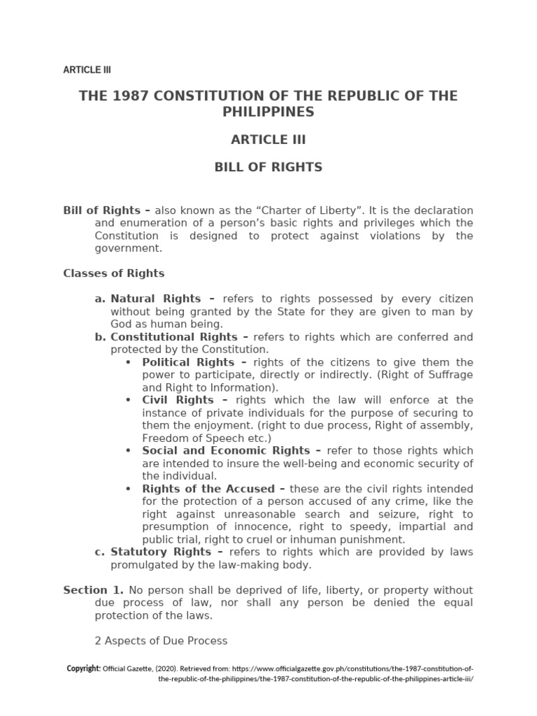 Module 2.1 ARTICLE III Bill of Rights | PDF | Search Warrant | Search ...