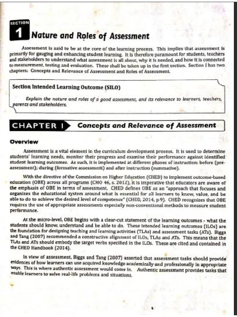 Assessment of Learning 1 | PDF