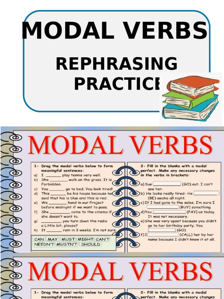 Modal Verbs Rephrasing Practice | PDF