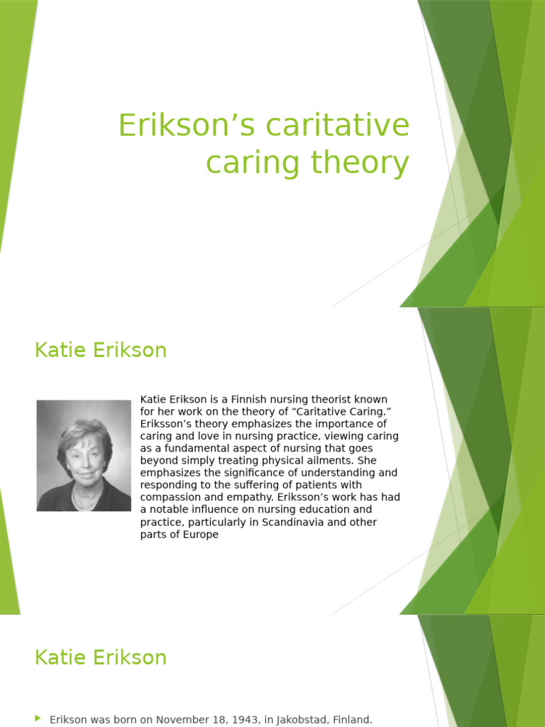 Eriksons Creative Caring Theory | PDF | Psychology | Social Psychology