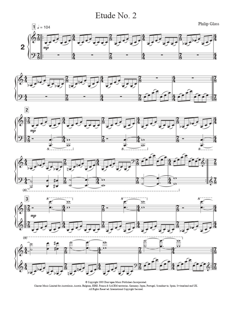 Etude No 2 | PDF