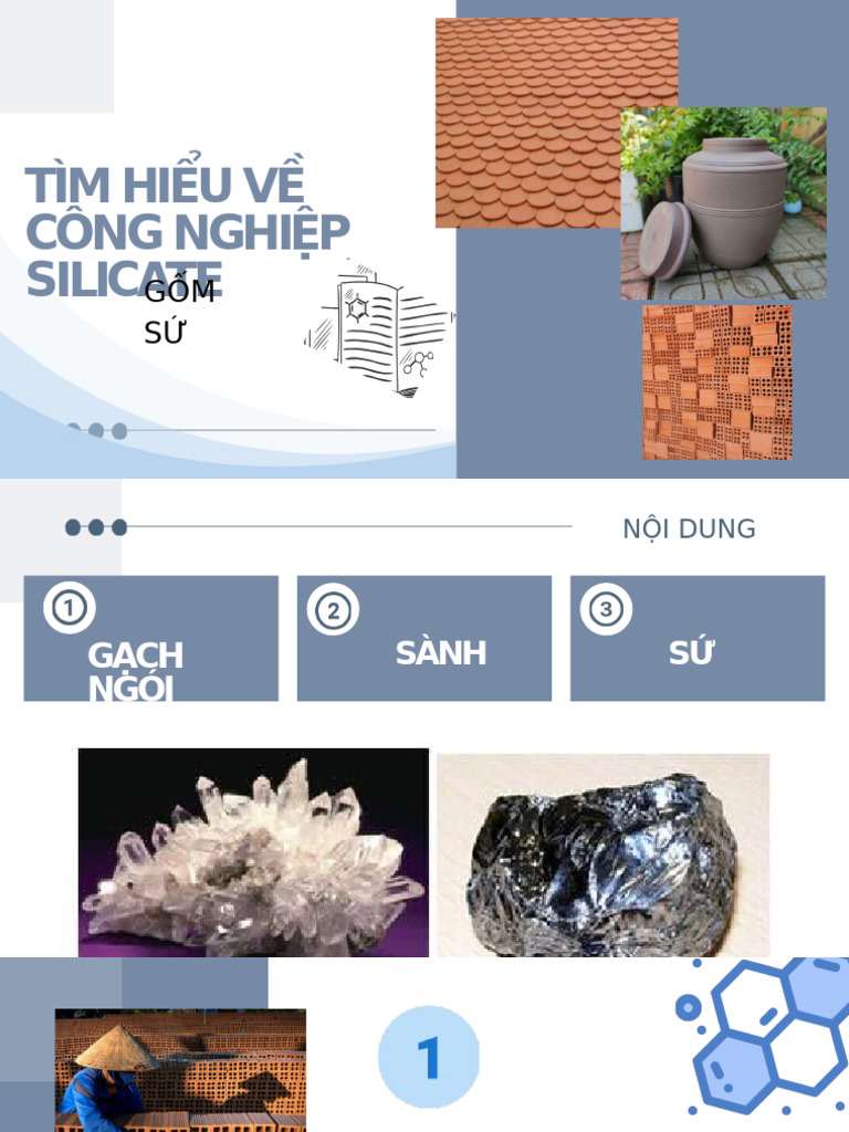 Tìm Hiểu Về Công Nghiệp Silicate (Gốm Sứ) - Tổ 3-12a1 | PDF