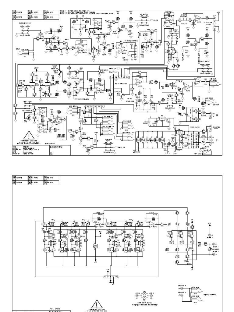 Ashdown ABM500 Preamp EVO11 2003 | PDF