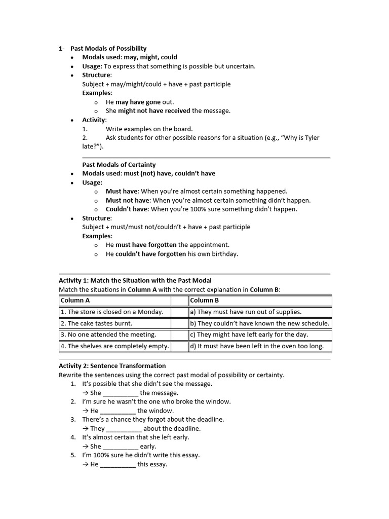 Grammar Vocabulary 2 Pdf Prediction