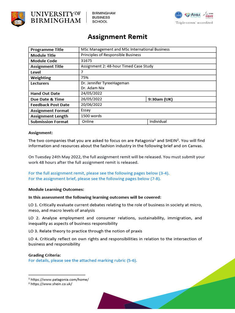 Assignment+2+Remit Principles+of+Responsible+Business+31675+ (Updated ...