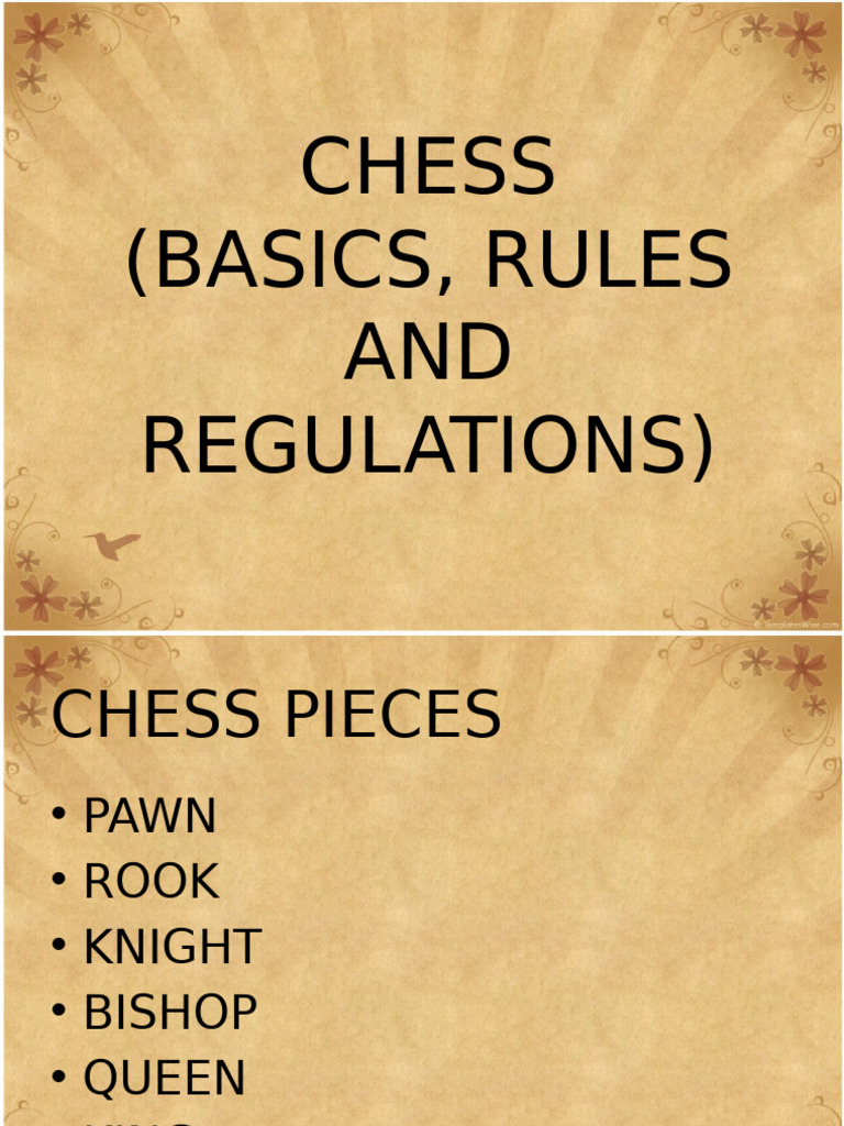 CHESS | PDF