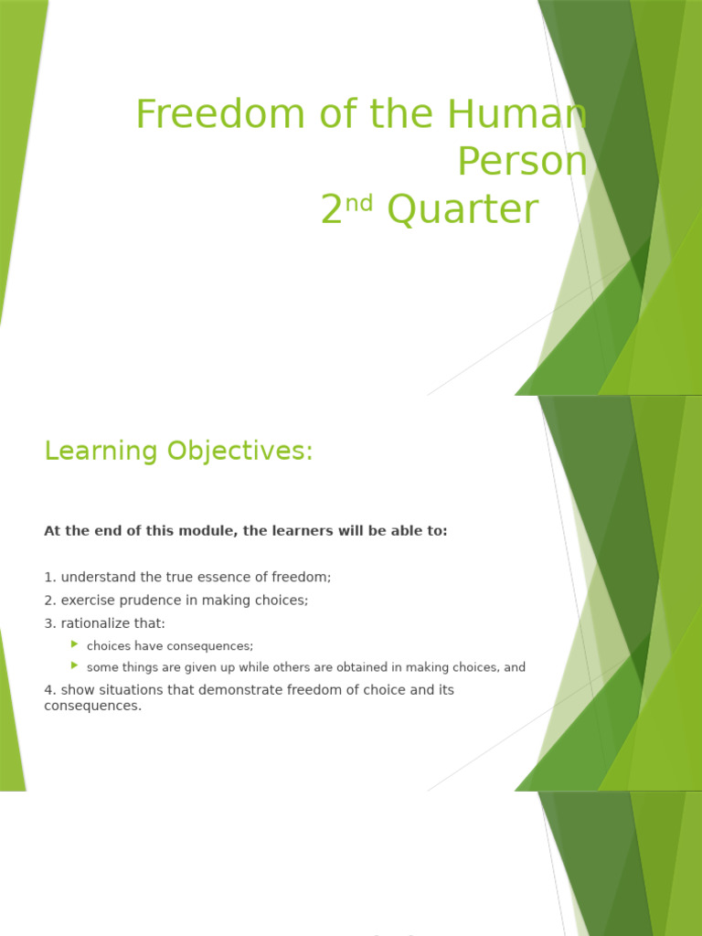 Understanding Human Freedom | PDF | Free Will | Learning