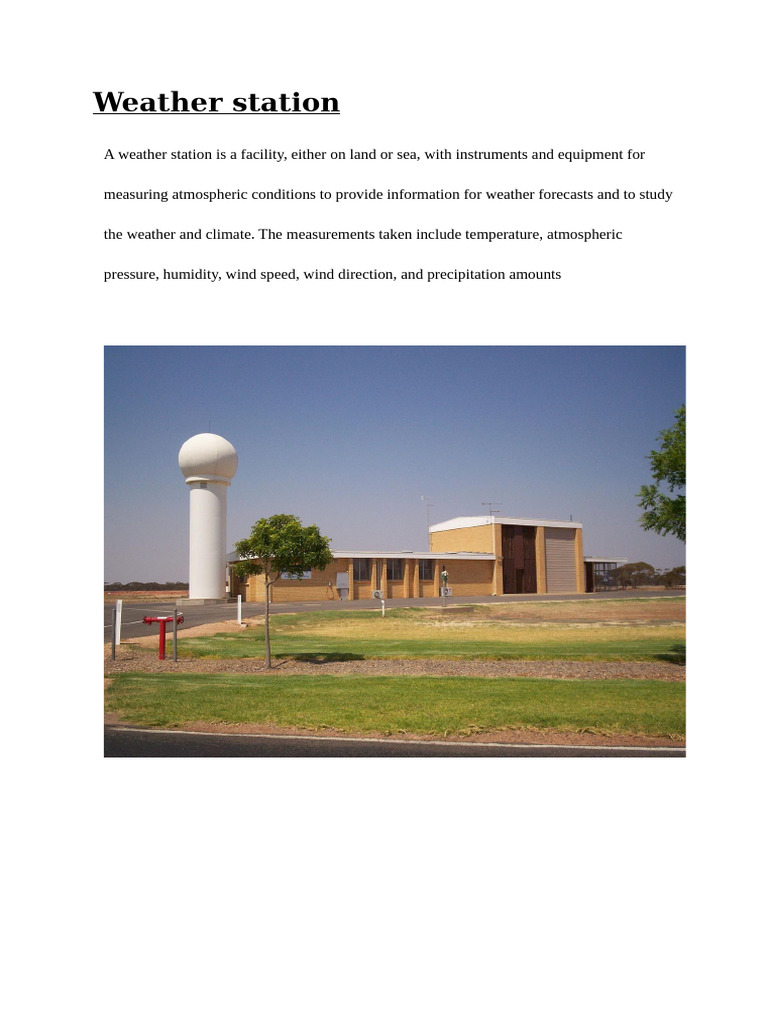 Weather Station | PDF