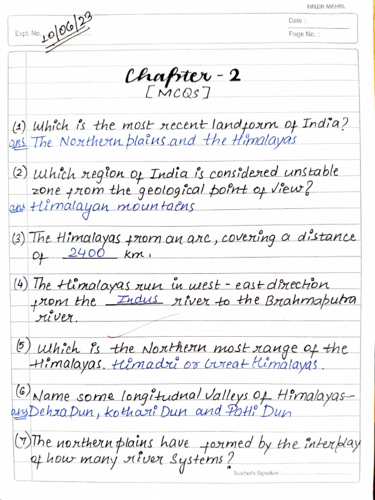 Exercise 2.3 Class 9