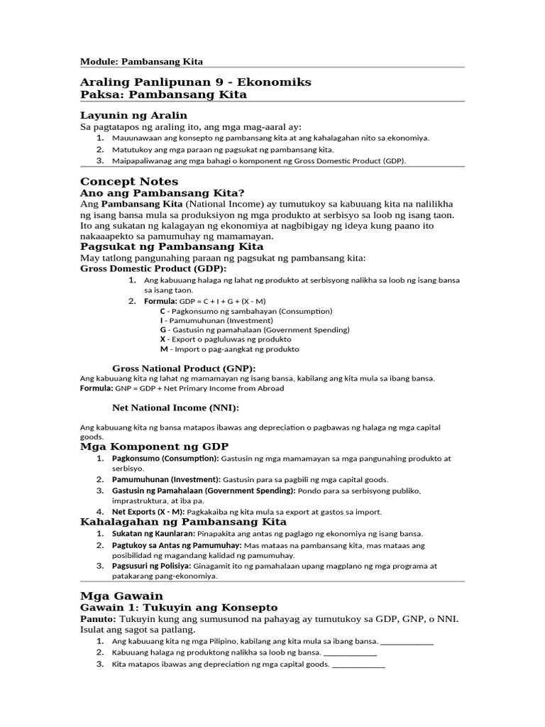 Learners Activity Sheets | PDF