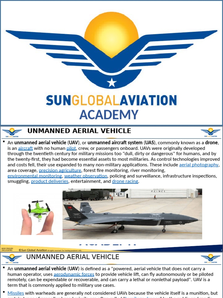 Overview of Unmanned Aerial Vehicles | PDF | Unmanned Aerial Vehicle ...