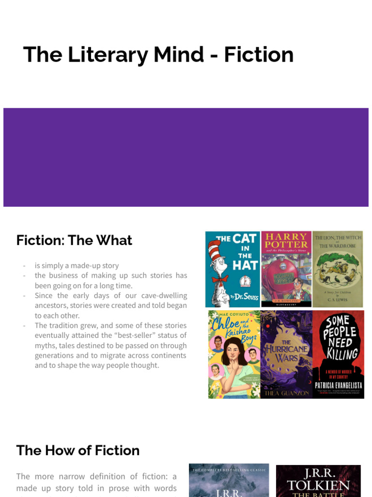 Week 10 Literary Mind Fiction Pdf Narration