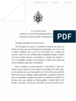 Carta Do Papa Para a CF 2012