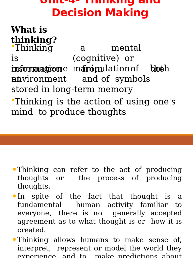 Understanding Thinking and Creativity | PDF | Thought | Creativity