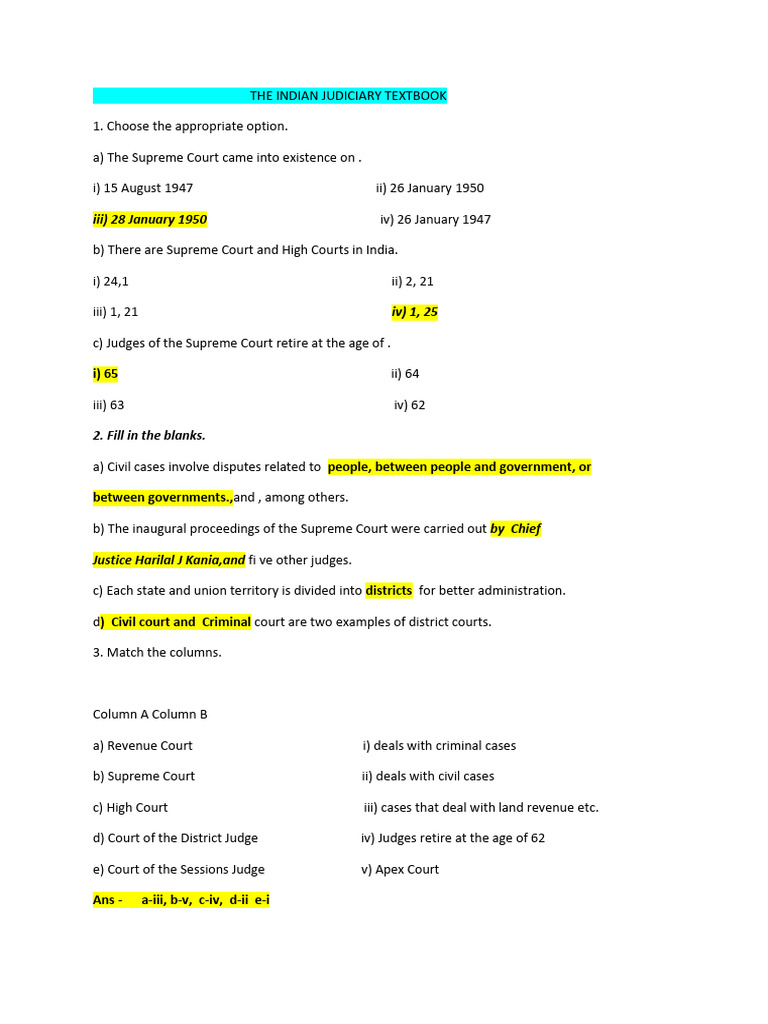 Indian Judiciary Overview and Structure | PDF | Appeal | Supreme Courts