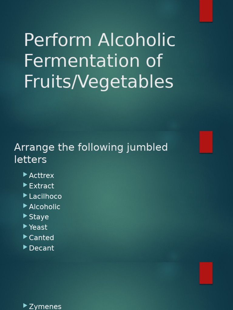 Alcoholic Fermentation | PDF | Winemaking | Wine