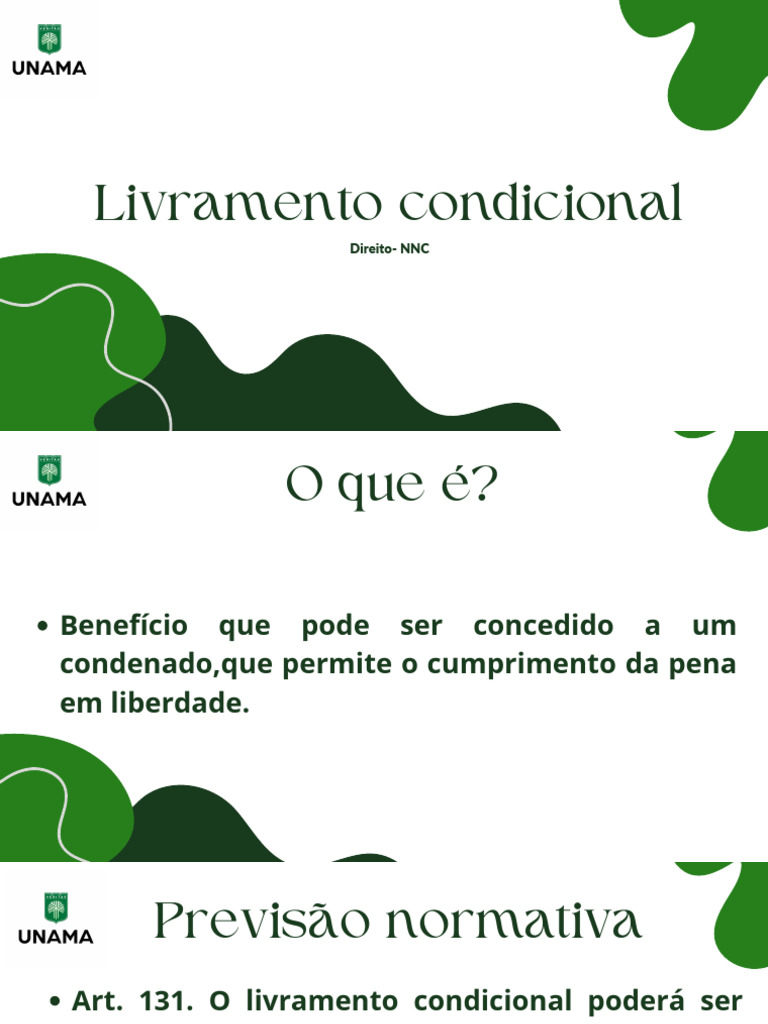 Livramento Condicional: Requisitos e Normas | PDF