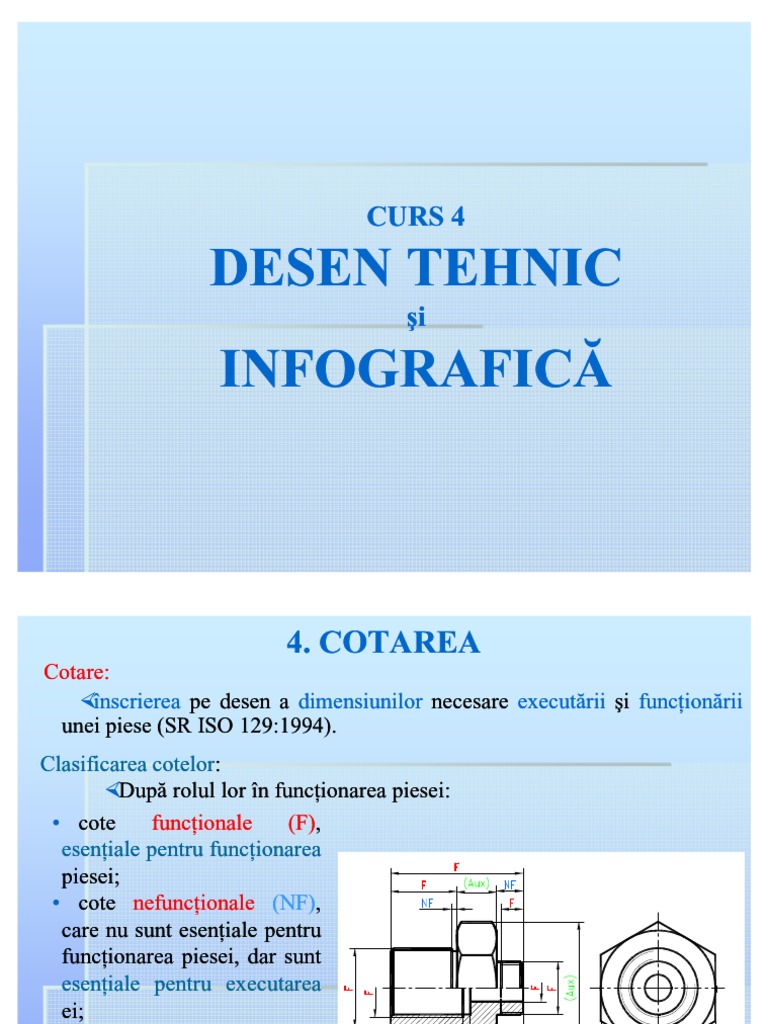 Cotarea - Desen Tehnic | PDF